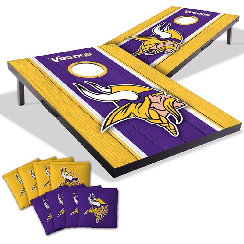 YouTheFan Minnesota Vikings Cornhole Set