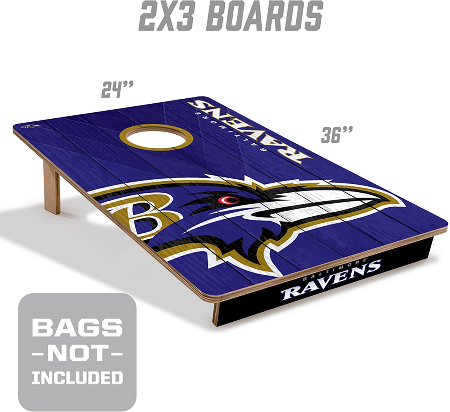 YouTheFan Baltimore Ravens Cornhole Game - view number 3