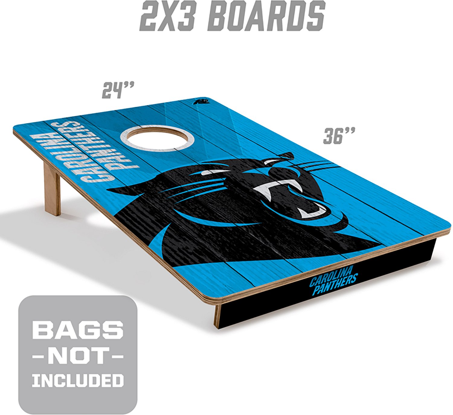 YouTheFan Carolina Panthers Cornhole Game - view number 3