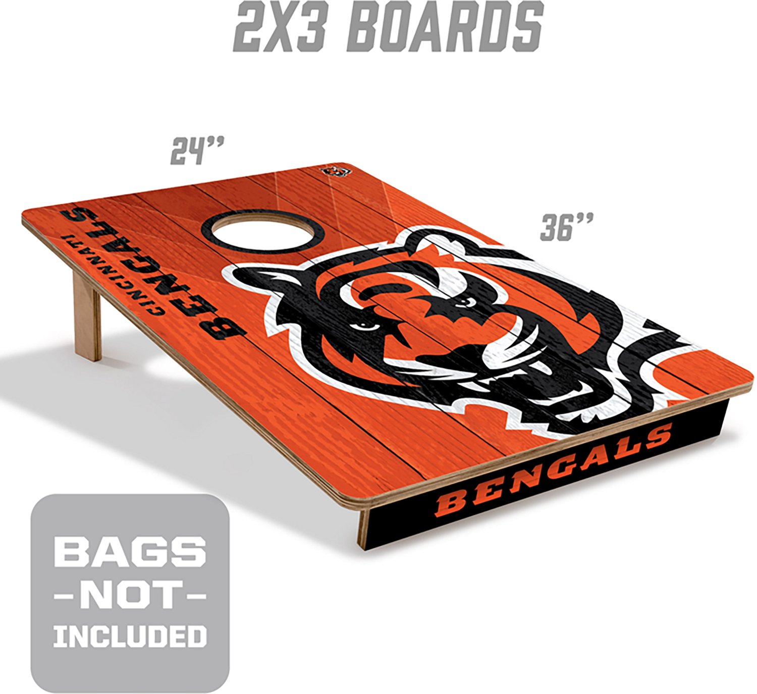 YouTheFan Cincinnati Bengals Cornhole Game - view number 3