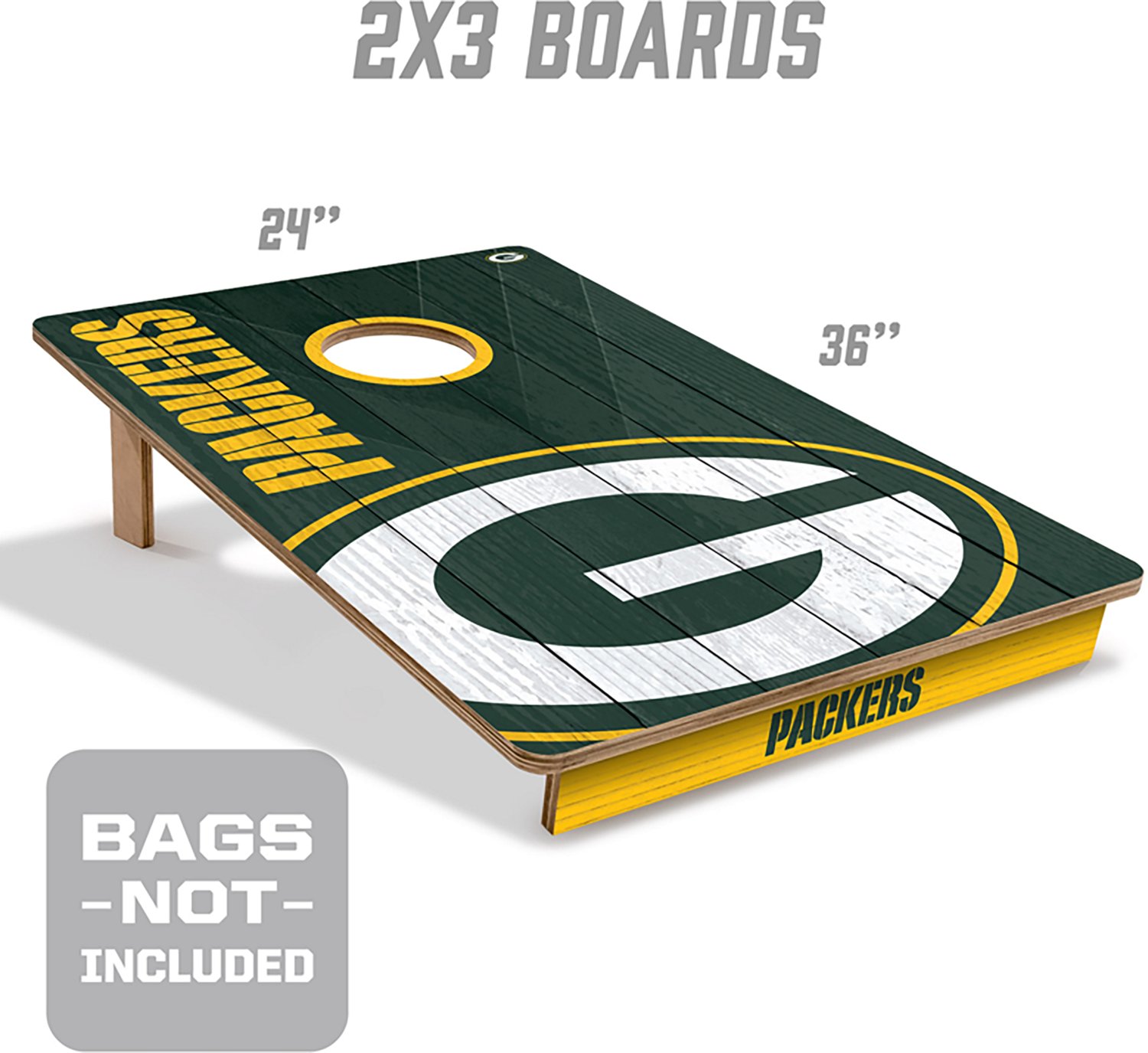 YouTheFan Green Bay Packers Cornhole Game - view number 3