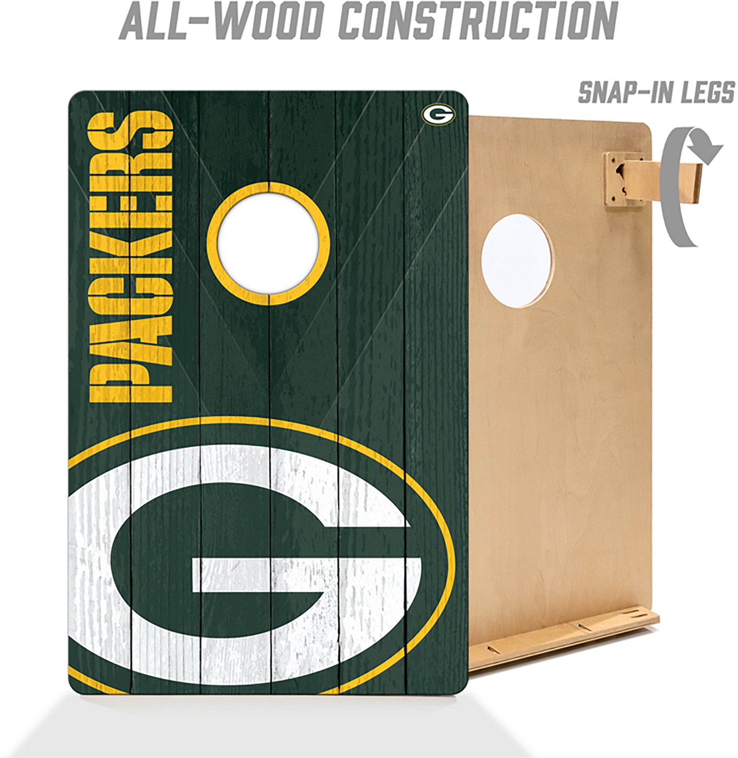 YouTheFan Green Bay Packers Cornhole Game - view number 4