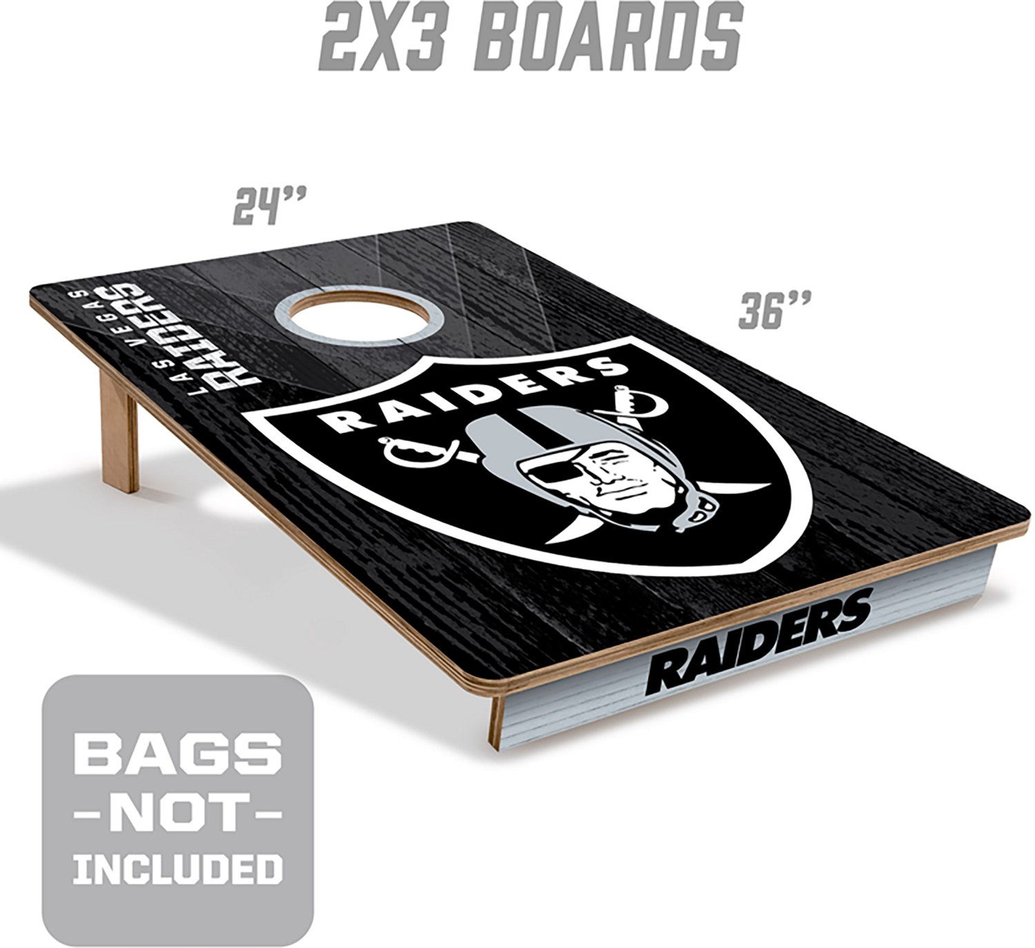YouTheFan Las Vegas Raiders Cornhole Game - view number 3