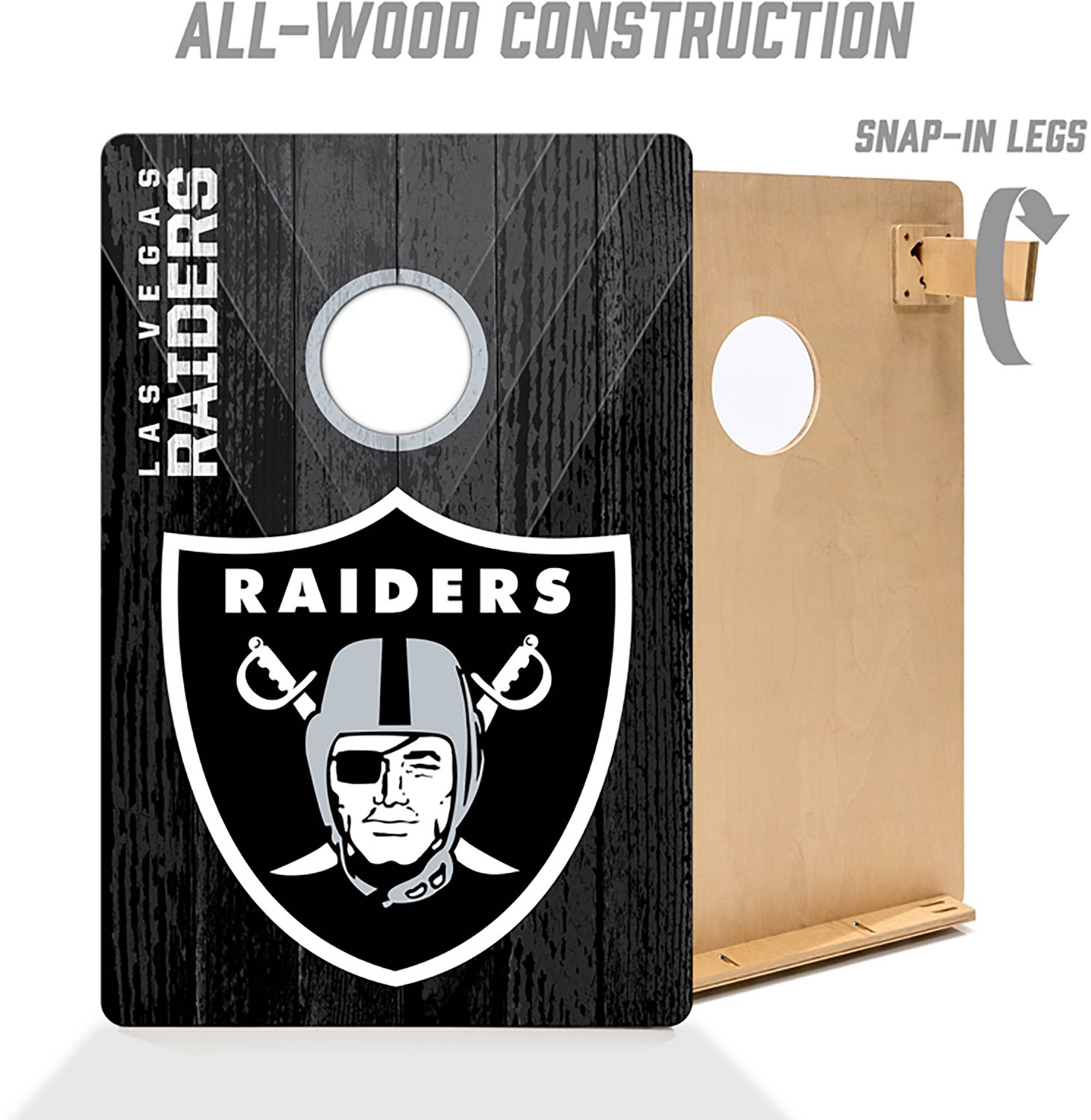 YouTheFan Las Vegas Raiders Cornhole Game - view number 4
