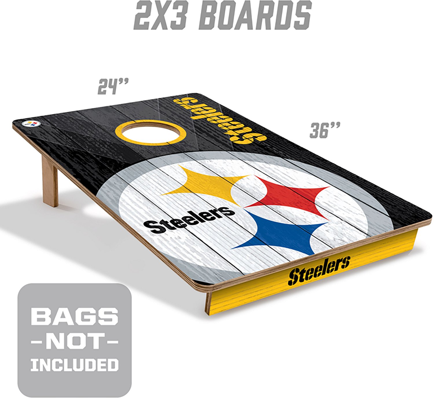 YouTheFan Pittsburgh Steelers Cornhole Game - view number 3