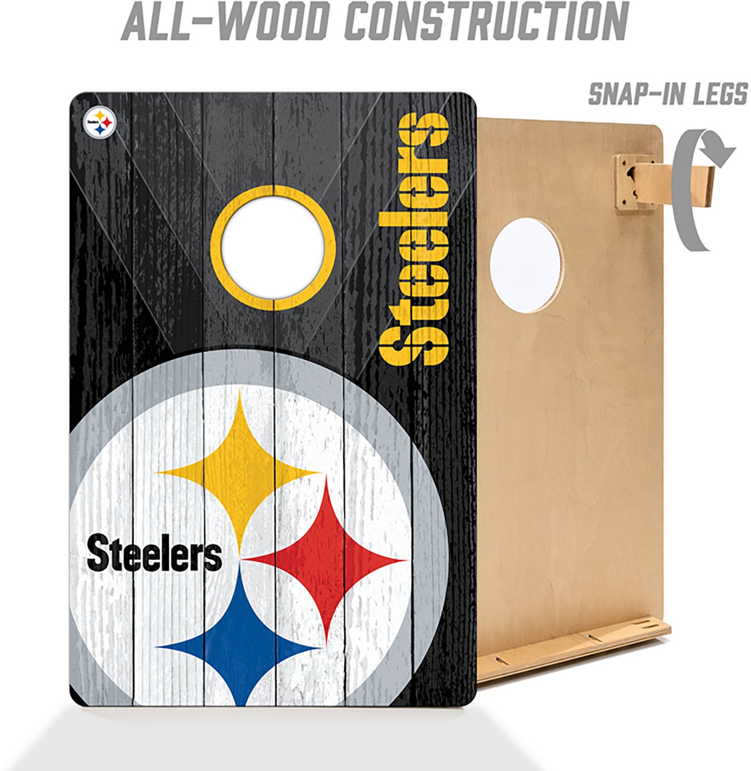 YouTheFan Pittsburgh Steelers Cornhole Game - view number 4