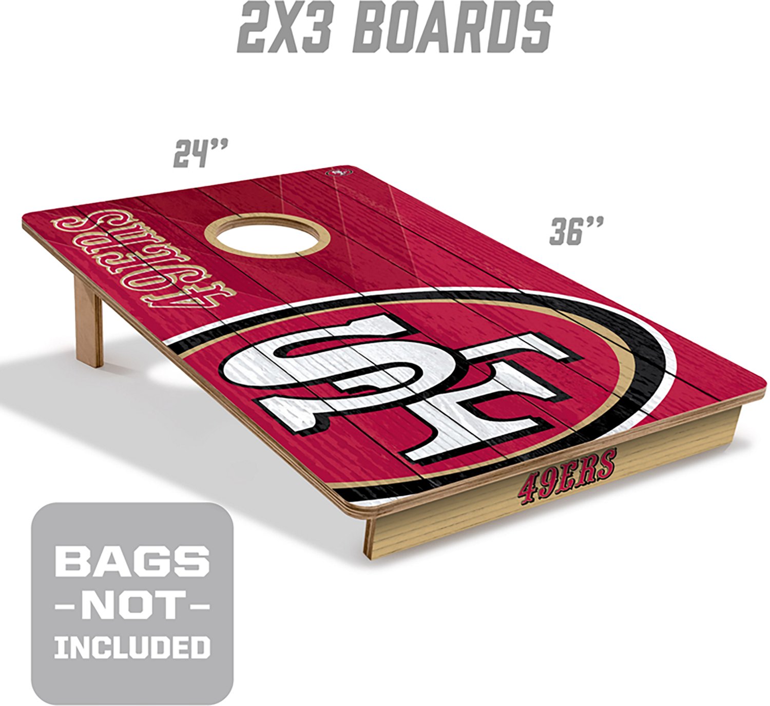 YouTheFan San Francisco 49ers Cornhole Game - view number 3