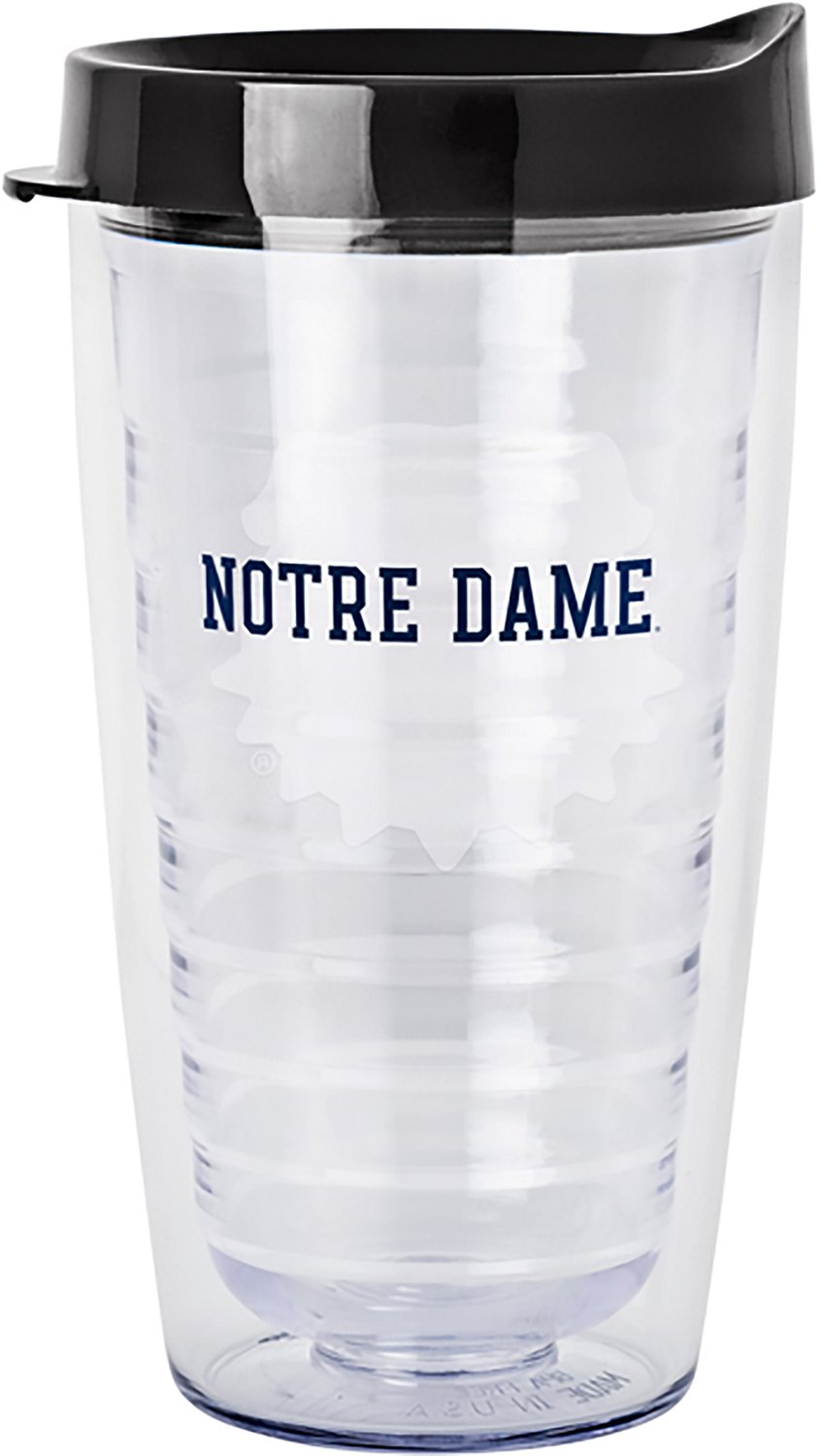 Logo University of Notre Dame Flipside 16 oz Double Wall Clear Tumbler - view number 2