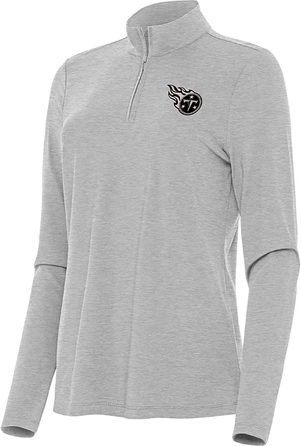 Antigua Women's Las Vegas Raiders Figure 1/2-Zip Pullover Top
