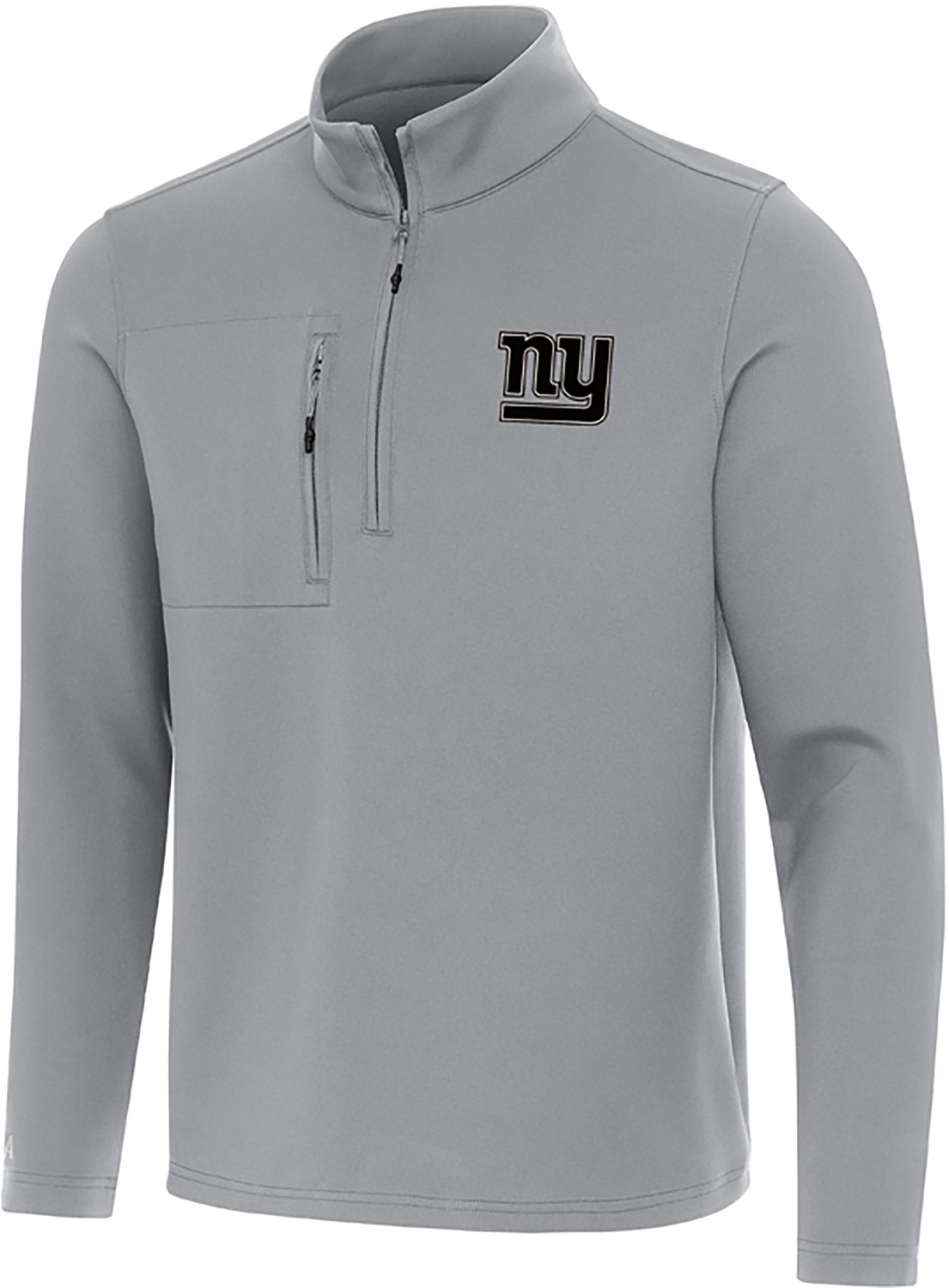 Antigua Men's Denver Broncos Subtle 1/4-Zip Pullover Top