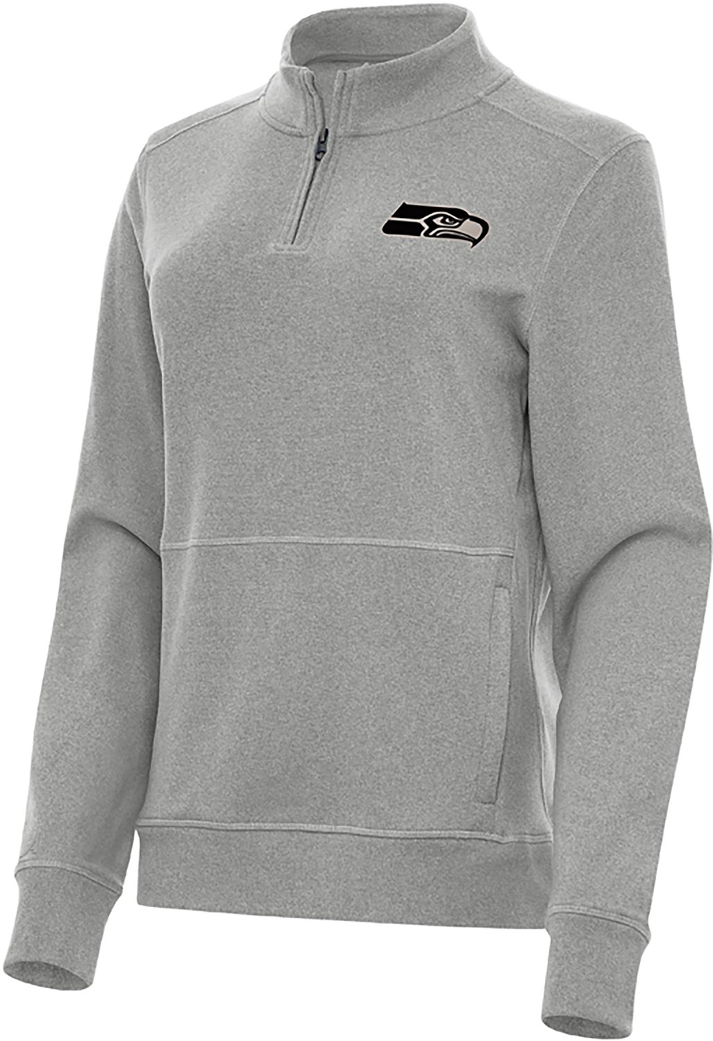Antigua Men's Detroit Lions Subtle 1/4-Zip Pullover Top
