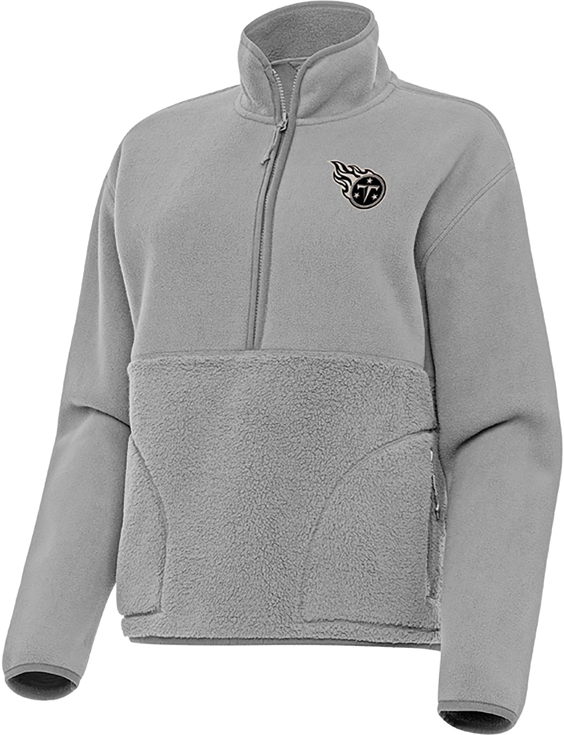 Antigua Men's New York Jets Content 1/4-Zip Pullover Top