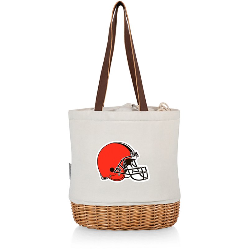 Picnic Time Cleveland Browns Pico Willow and Canvas Lunch Basket