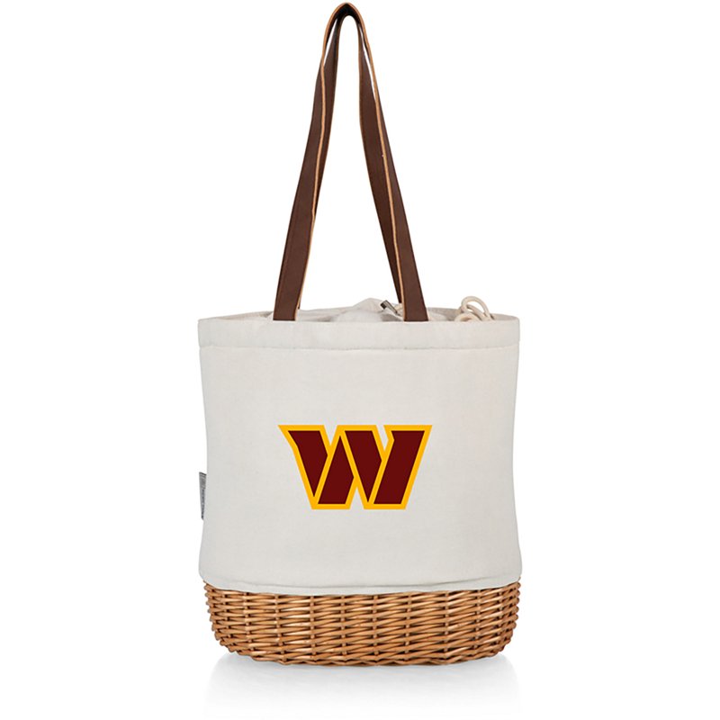 Picnic Time Washington Commanders Pico Willow and Canvas Lunch Basket