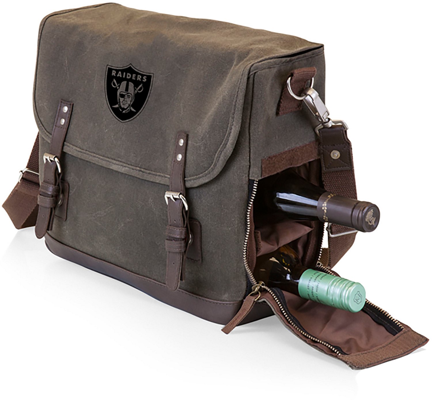 Picnic Time Las Vegas Raiders Adventure Wine Bag and Table Set - view number 2