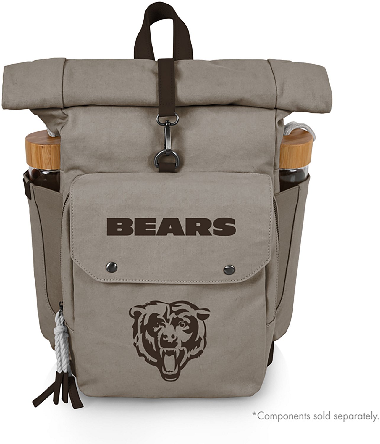 Picnic Time Chicago Bears Carmel Roll Top 35 Can Backpack Cooler
