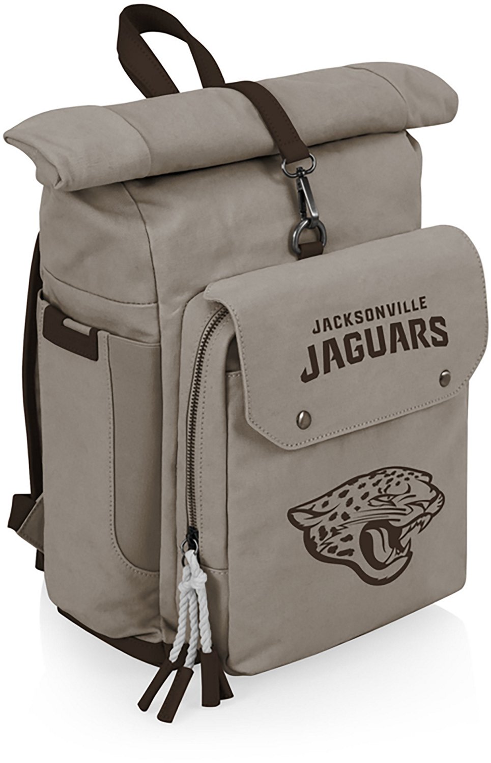 Picnic Time Jacksonville Jaguars Carmel Roll Top 35 Can Backpack Cooler - view number 2