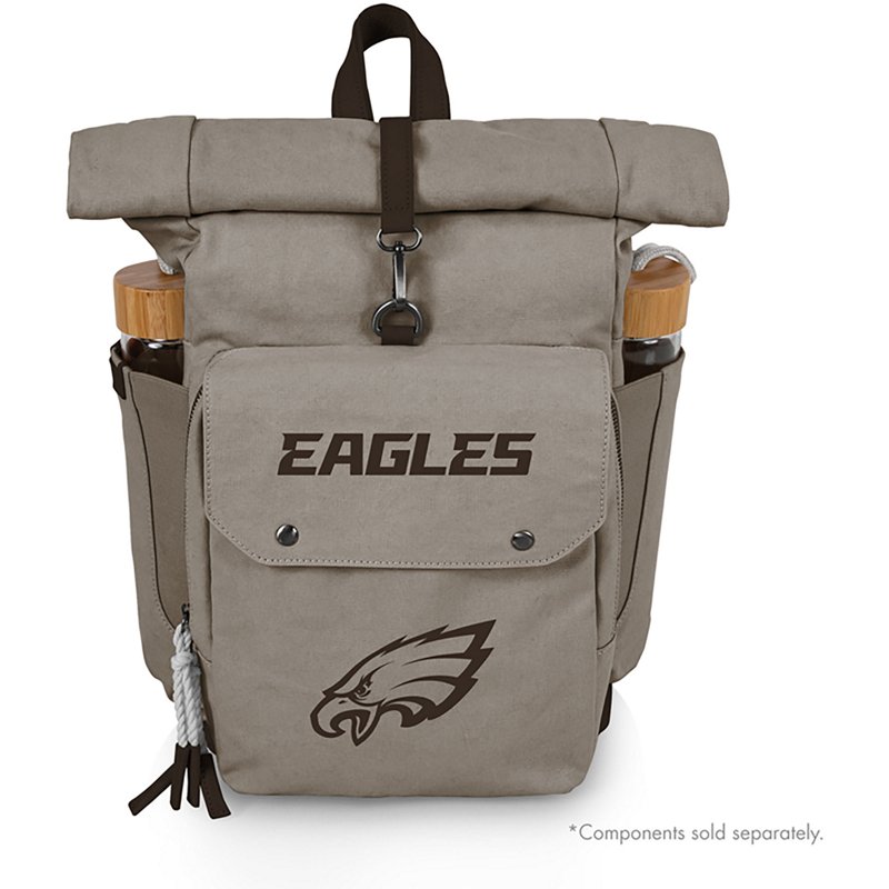 Picnic Time Philadelphia Eagles Carmel Roll Top 35 Can Backpack Cooler