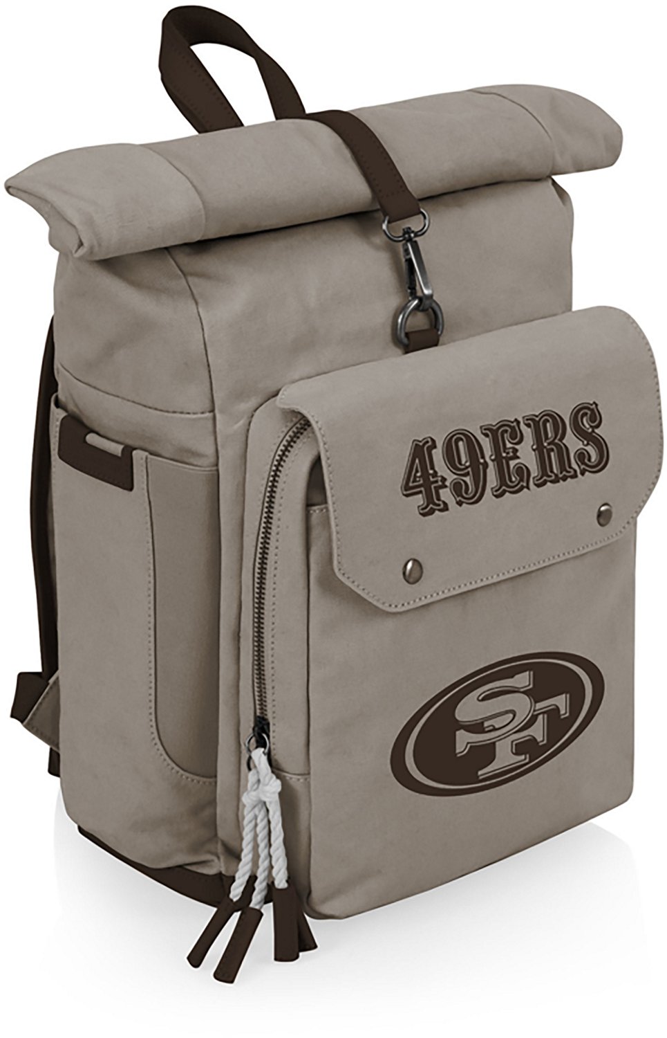 Picnic Time San Francisco 49ers Carmel Roll Top 35 Can Backpack Cooler - view number 2