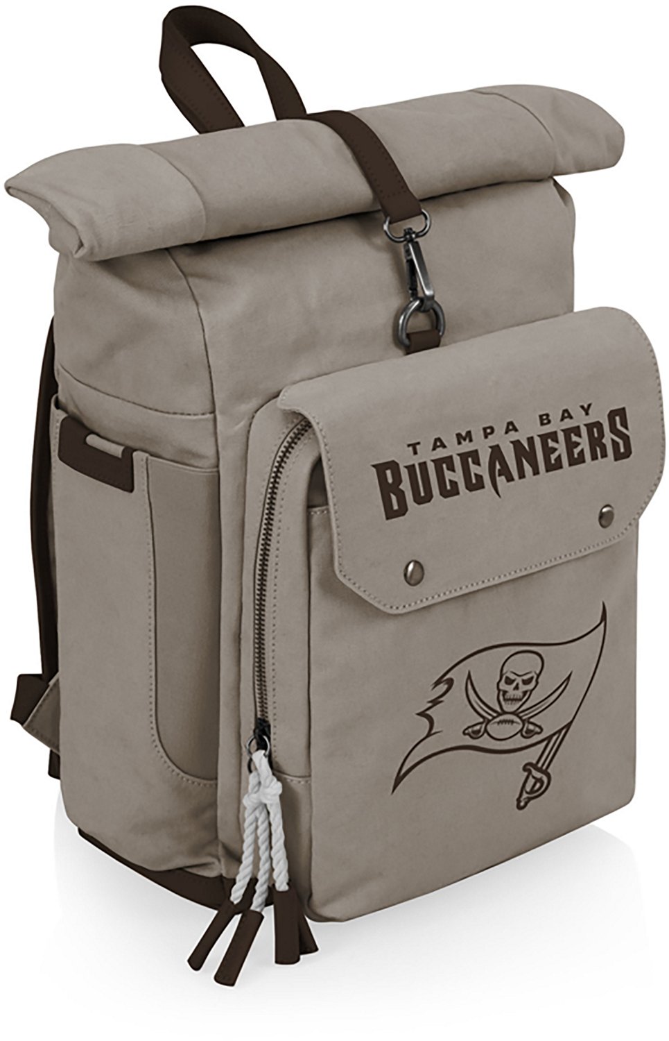 Picnic Time Tampa Bay Buccaneers Carmel Roll Top 35 Can Backpack Cooler - view number 2