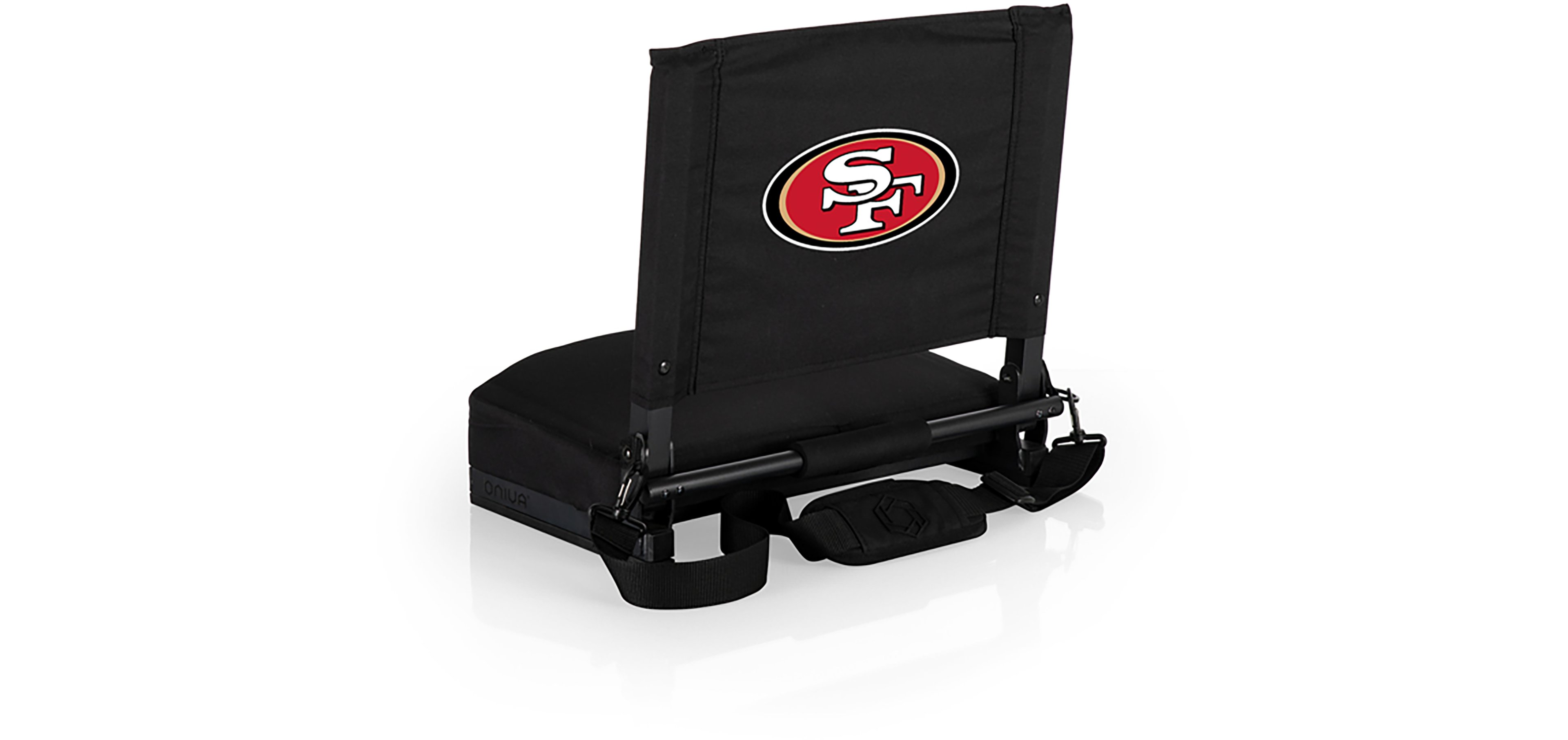 Picnic Time San Francisco 49ers Gridiron Folding Padded Stadium Seat