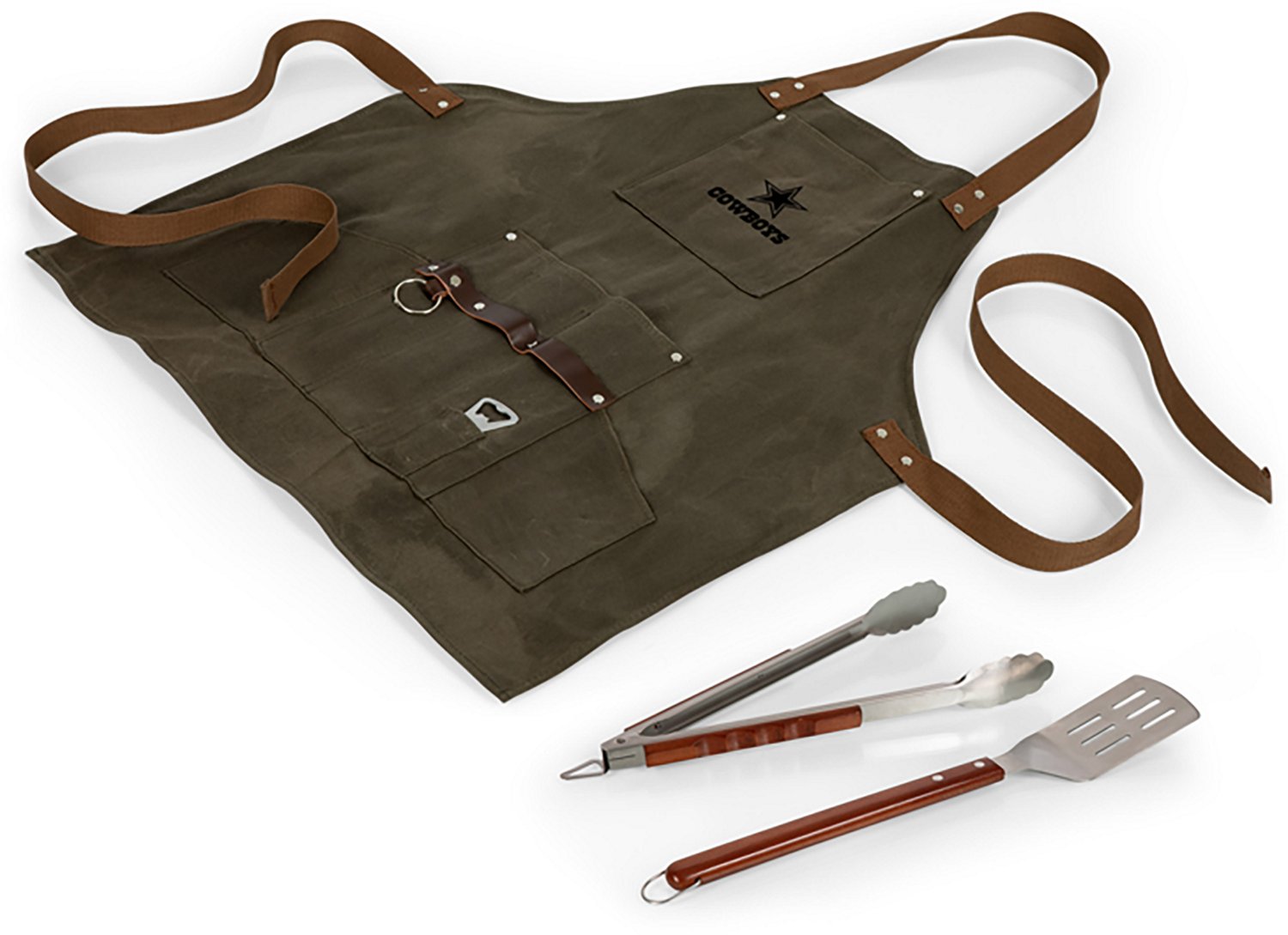 Picnic Time Dallas Cowboys BBQ Apron with Tools & Bottle Opener - view number 2