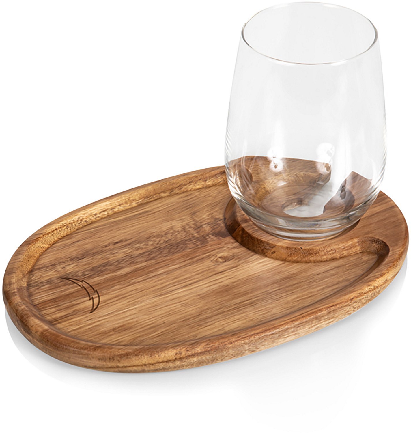 Picnic Time Los Angeles Chargers Wine Appetizer Plates 4-Pack - view number 2