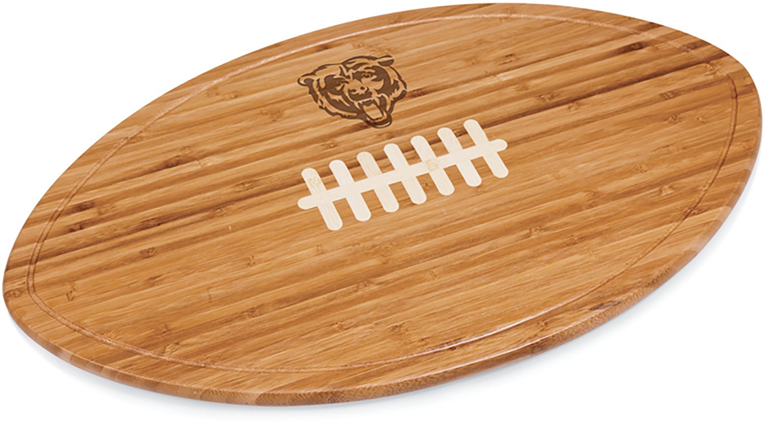 Picnic Time Chicago Bears Kickoff XL Football Cutting Board and Serving Tray - view number 2