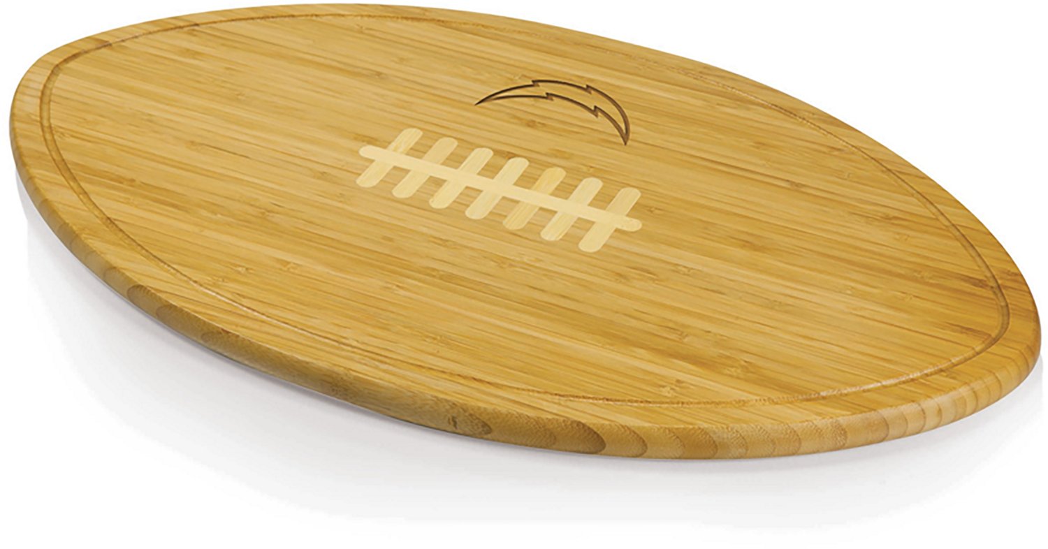 Picnic Time Los Angeles Chargers Kickoff XL Football Cutting Board and Serving Tray - view number 2
