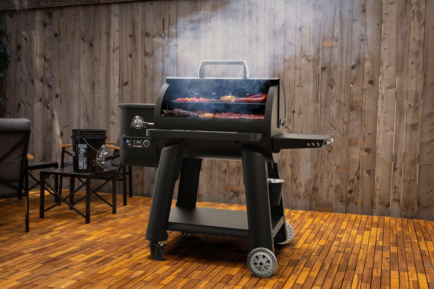 Pit Boss 850 Competition Series Roll Top Pellet Grill                                                                            - view number 7