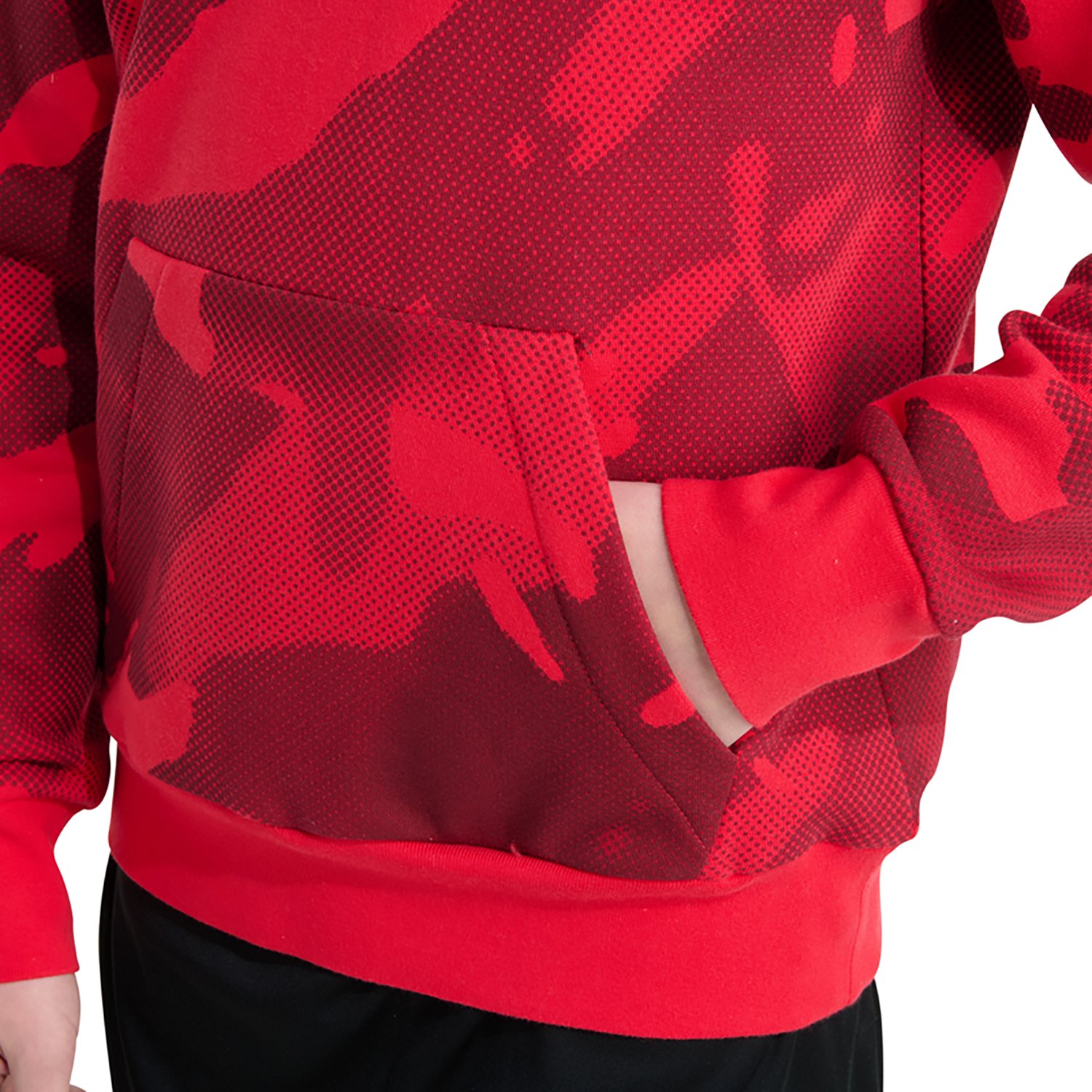 adidas Boys' Halftone Camo Printed Fleece Pullover Hoodie - view number 5