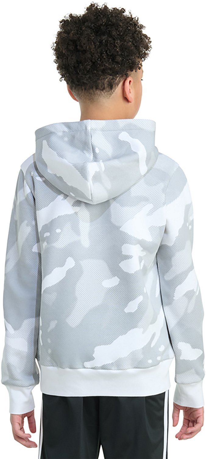 adidas Boys' Halftone Camo Printed Fleece Pullover Hoodie - view number 4