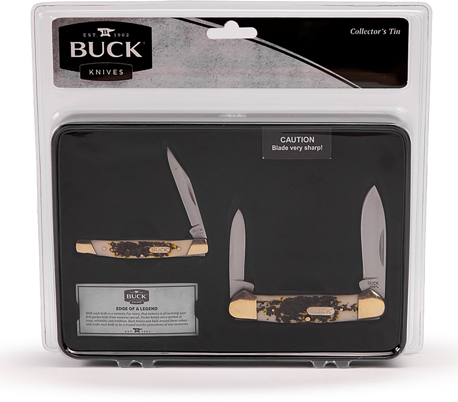 Buck Knives Collector's Tin Knife Set