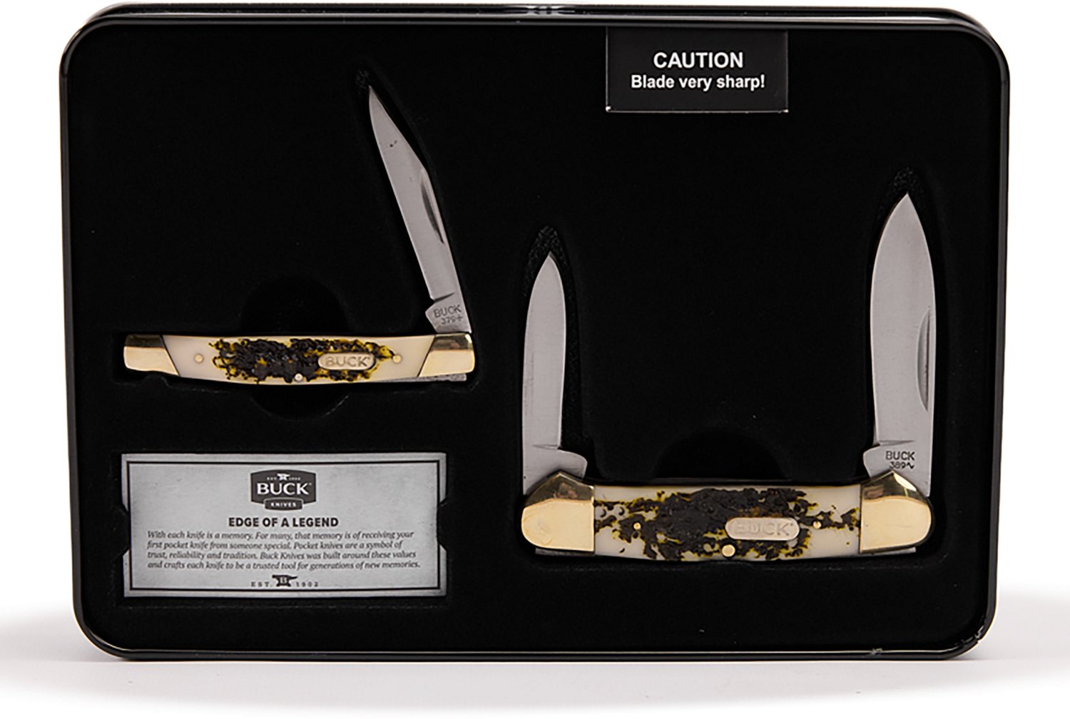 Buck Knives Collector's Tin Knife Set