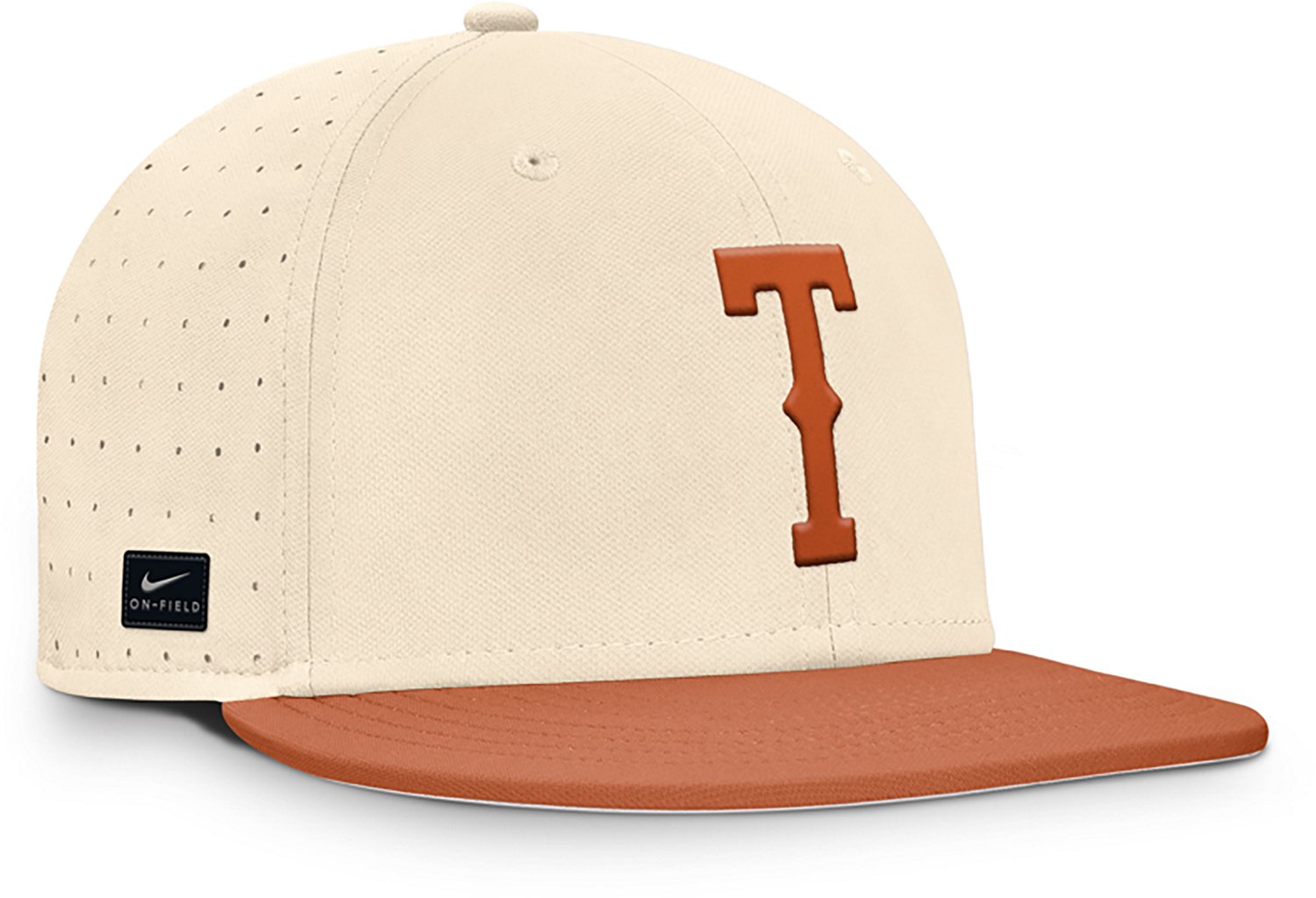 Nike University of Texas Baseball Logo DF True Structured Aero Bill Cap - view number 3