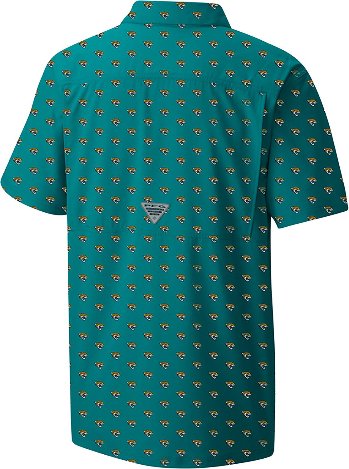 Columbia Sportswear Jacksonville Jaguars Super Slack Tide Micro Print Camp Shirt - view number 2