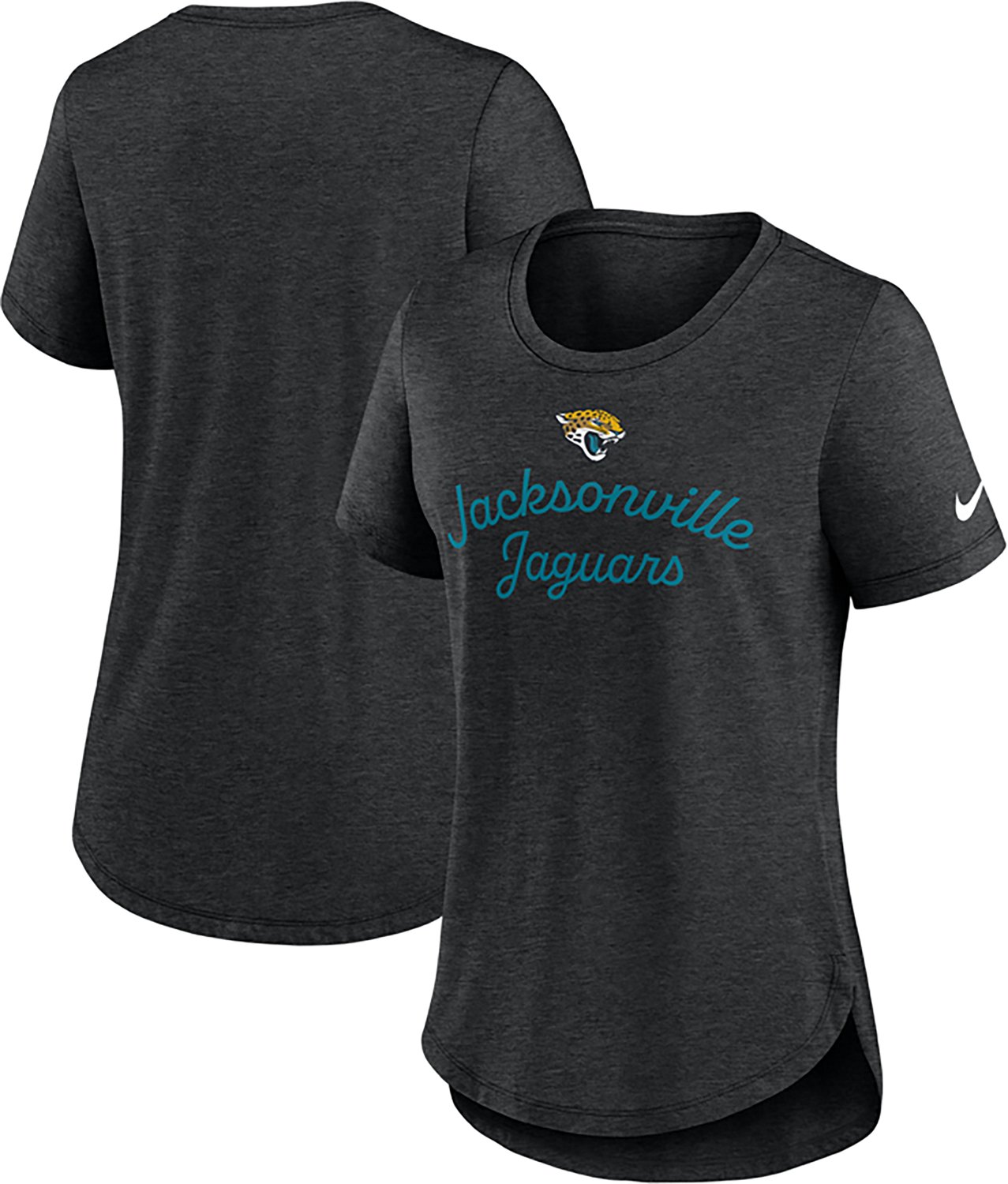 Nike Women's Jacksonville Jaguars Triblend Fashion Top - view number 3