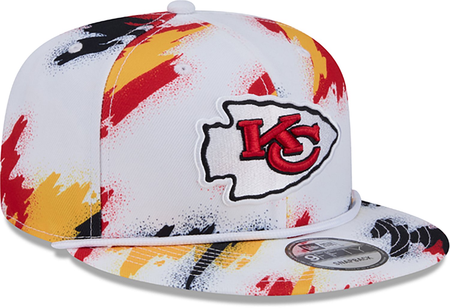 New Era Adults' Kansas City Chiefs 9FIFTY OTC Paint Cap - view number 5