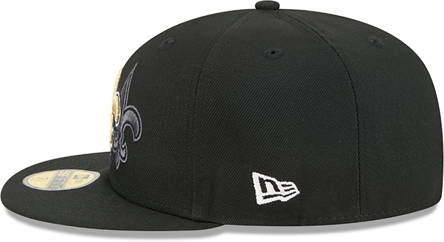 New Era Men’s New Orleans Saints Tri Hit OTC 59FIFTY Cap  - view number 4