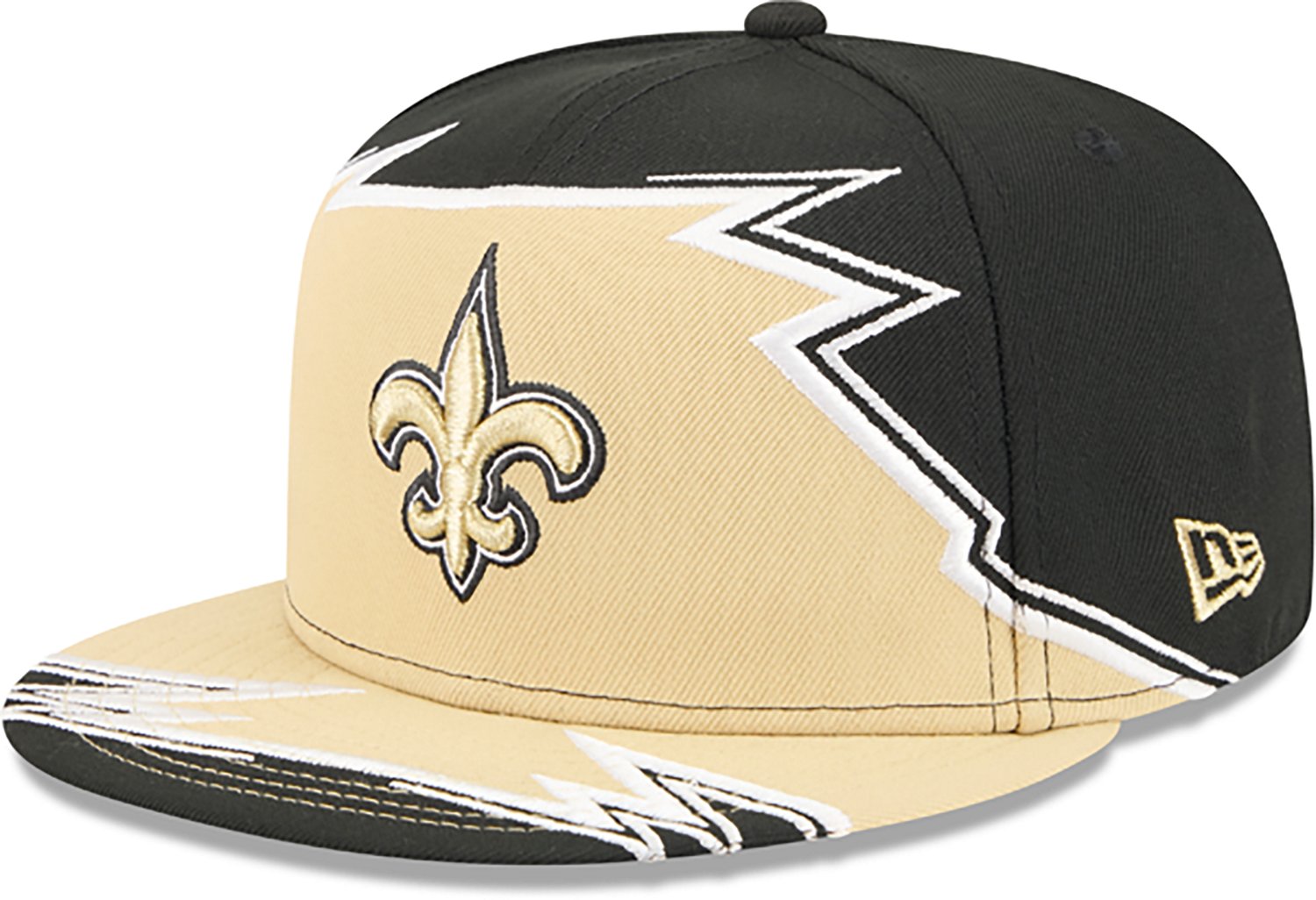New Era Men's Saints Break Black OTC 59FIFTY Cap - view number 6