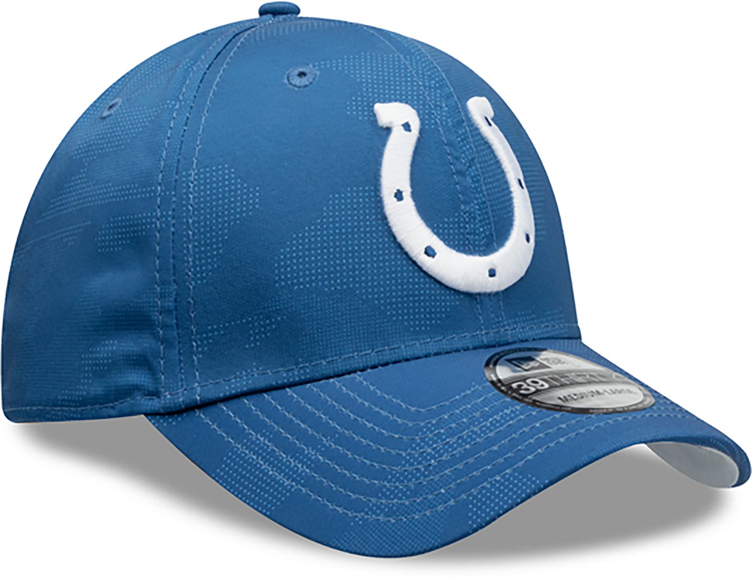 New Era Men's Colts Tonal Camo OTC 39THIRTY Cap - view number 3