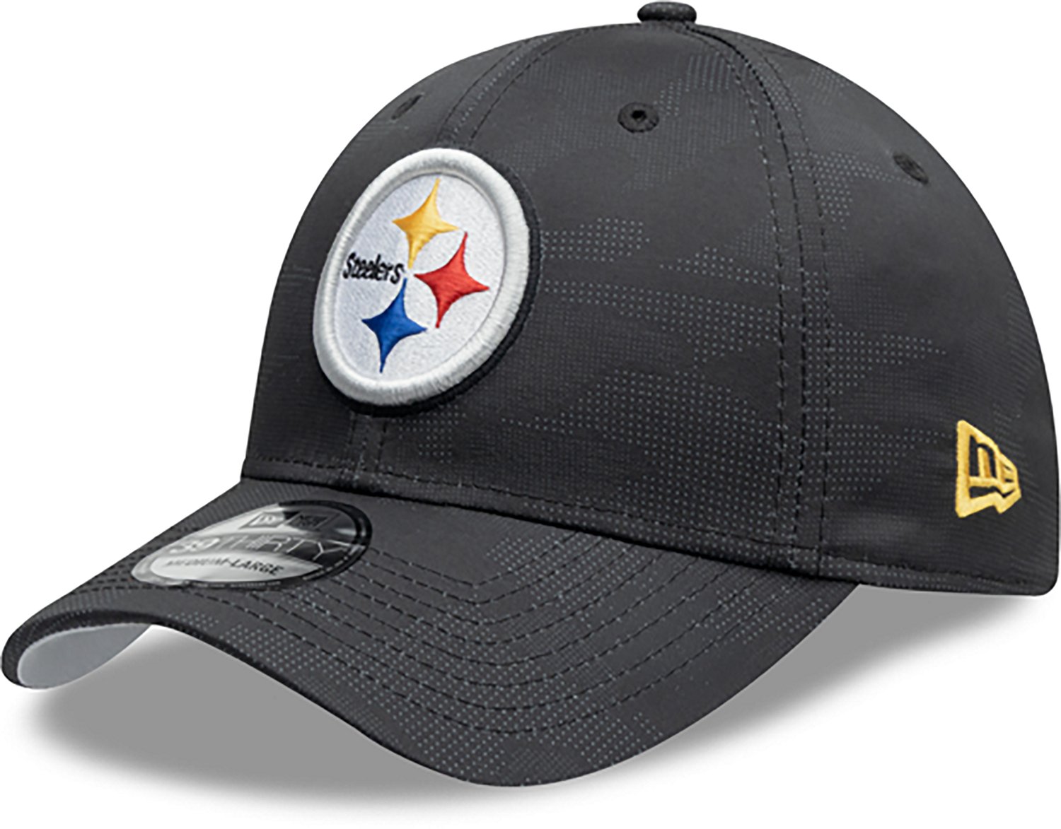 New Era Men's Steelers Tonal Camo OTC 39THIRTY Cap - view number 4