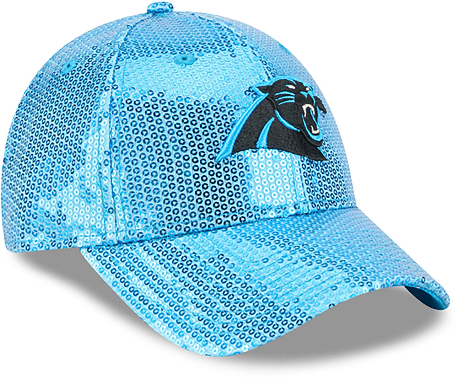 New Era Women's Panthers Sequin OTC 9Forty Cap - view number 5