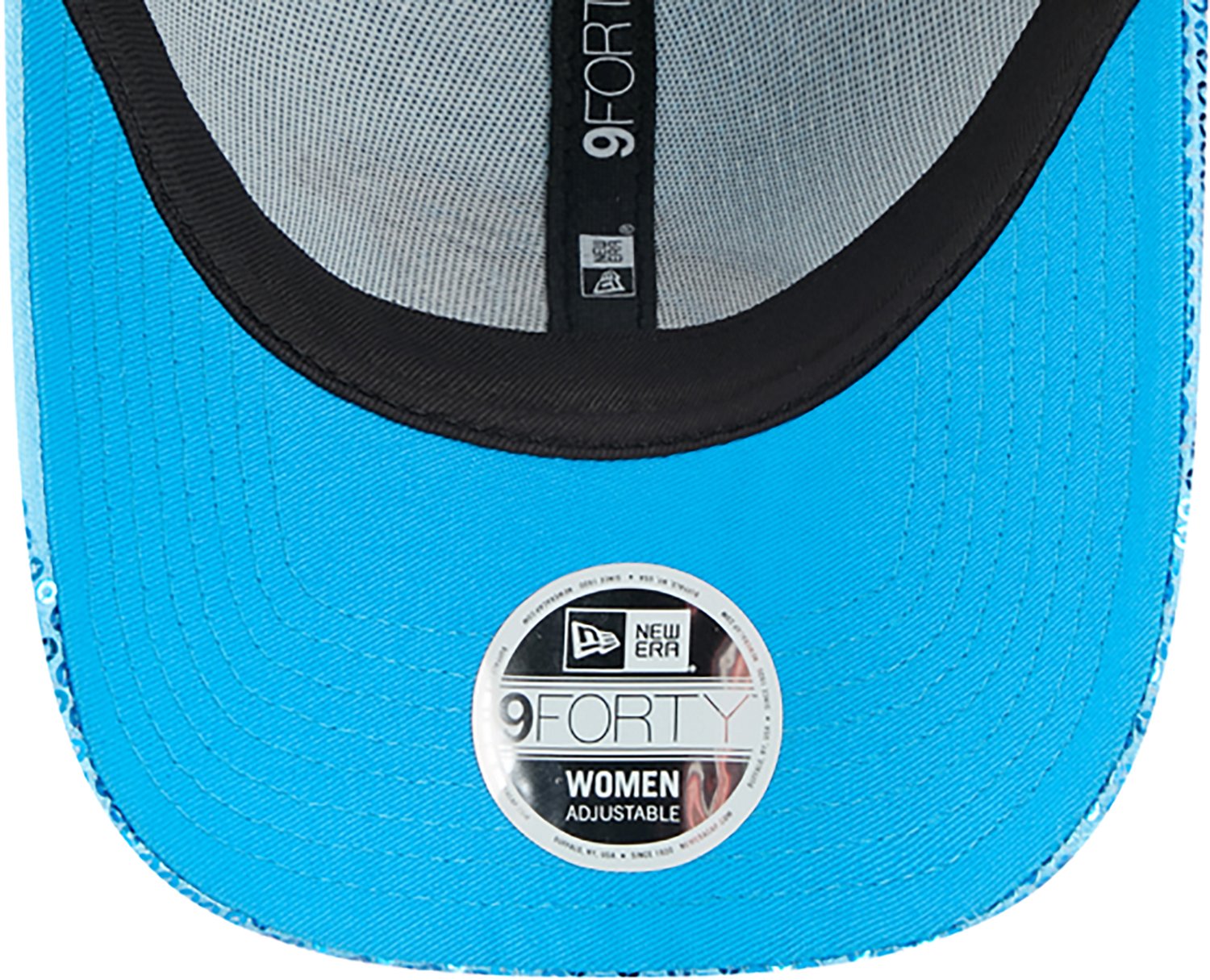 New Era Women's Panthers Sequin OTC 9Forty Cap - view number 7