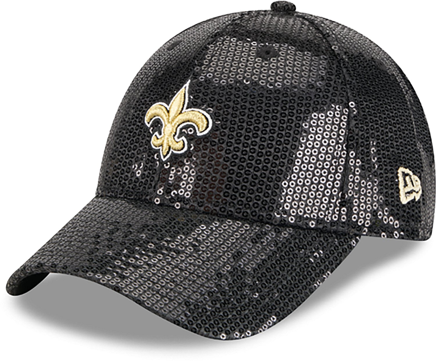 New Era Women’s New Orleans Saints Sequin OTC 9FORTY Cap  - view number 6