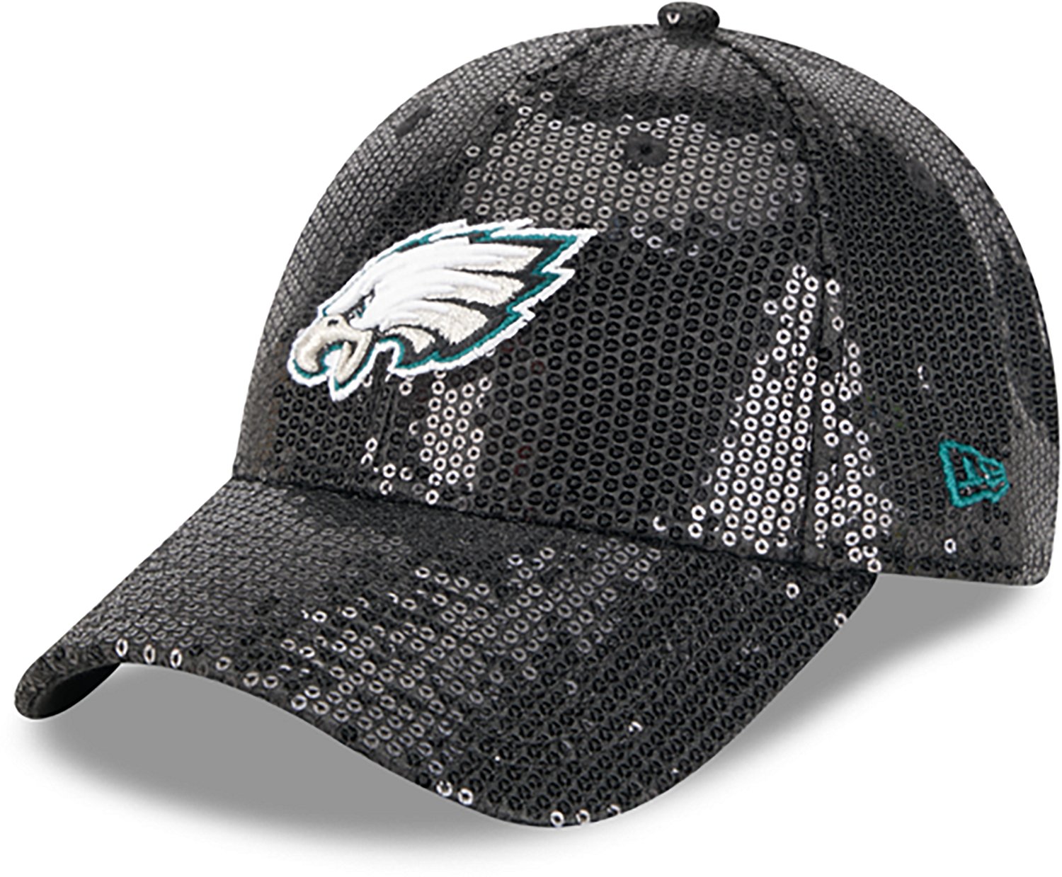 New Era Women's Eagles Sequin OTC 9Forty Cap - view number 6