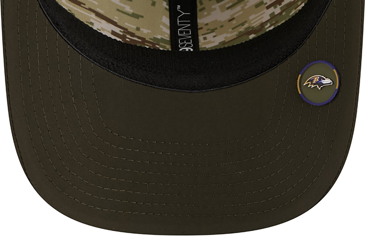 New Era Men's Ravens 25 Salute to Service 9SEVENTY Cap - view number 7