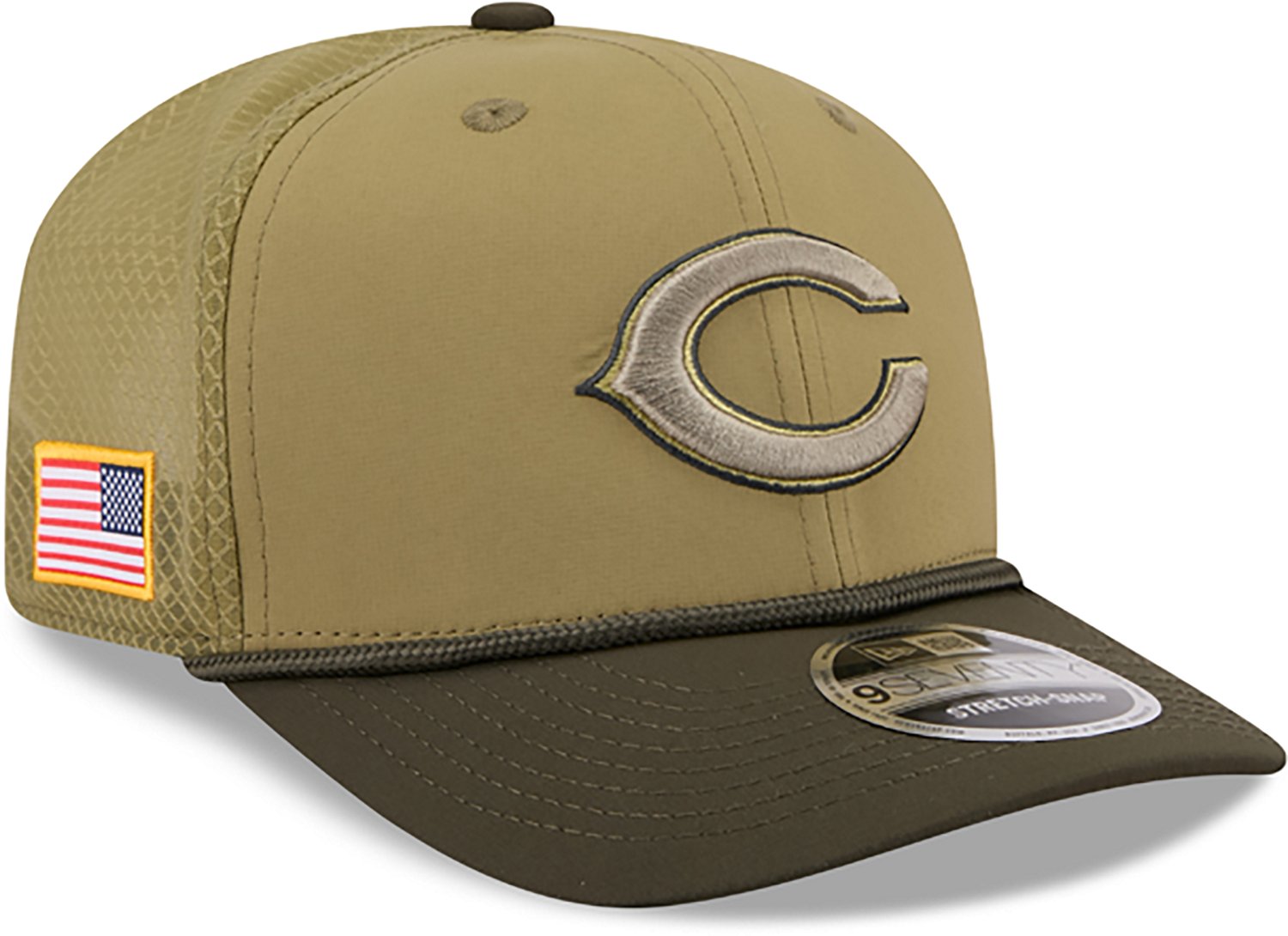 New Era Men's Bears 25 Salute to Service 9SEVENTY Cap - view number 5
