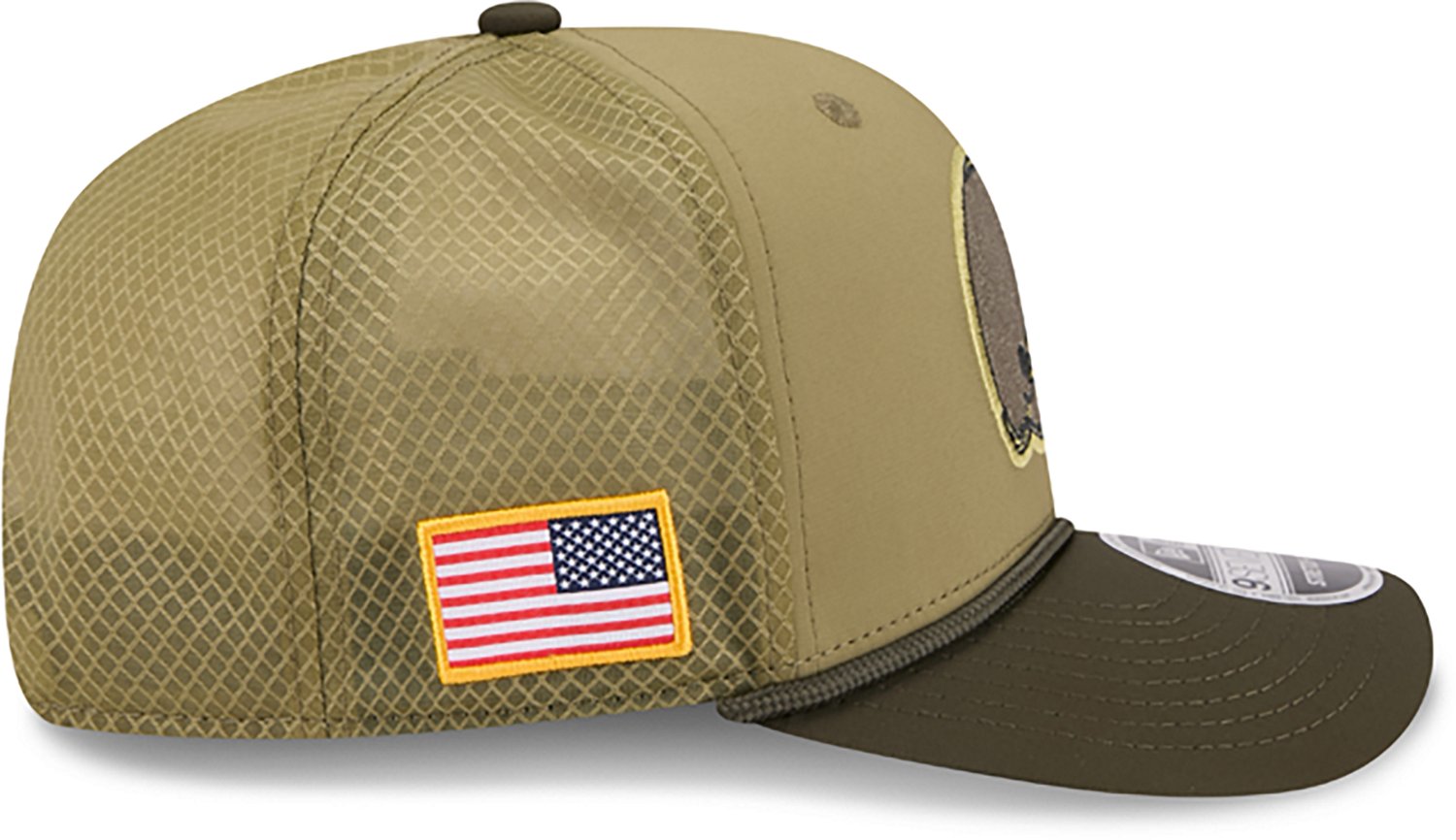 New Era Men's Browns 25 Salute to Service 9SEVENTY Cap - view number 3