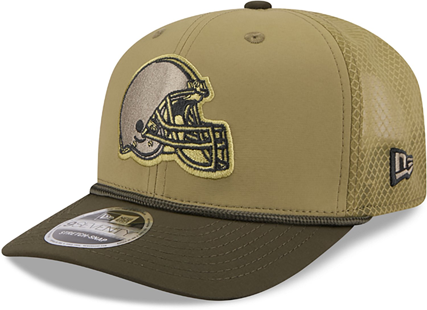 New Era Men's Browns 25 Salute to Service 9SEVENTY Cap - view number 6